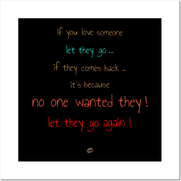 No one wanted they Wall Art by Cavaleyn Designs